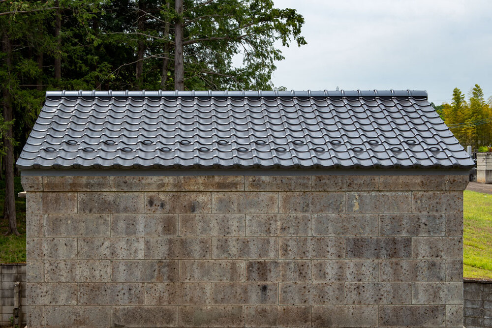 比企郡鳩山町　蔵の屋根瓦リフォーム後