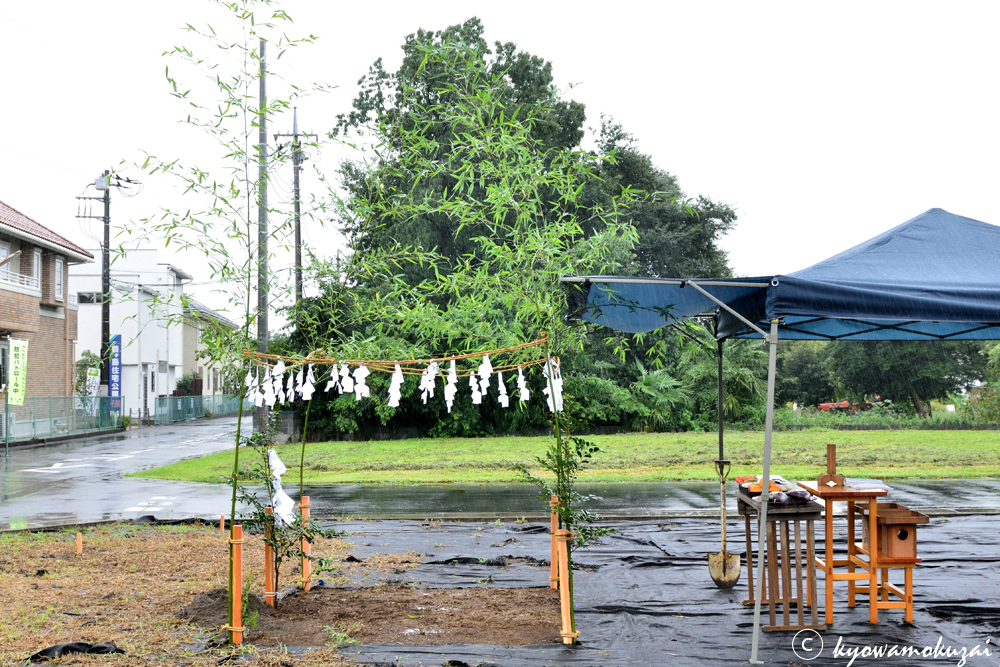 鶴ヶ島市　注文住宅　地鎮祭