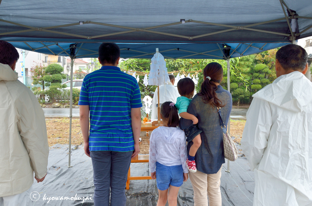 鶴ヶ島市　注文住宅　地鎮祭