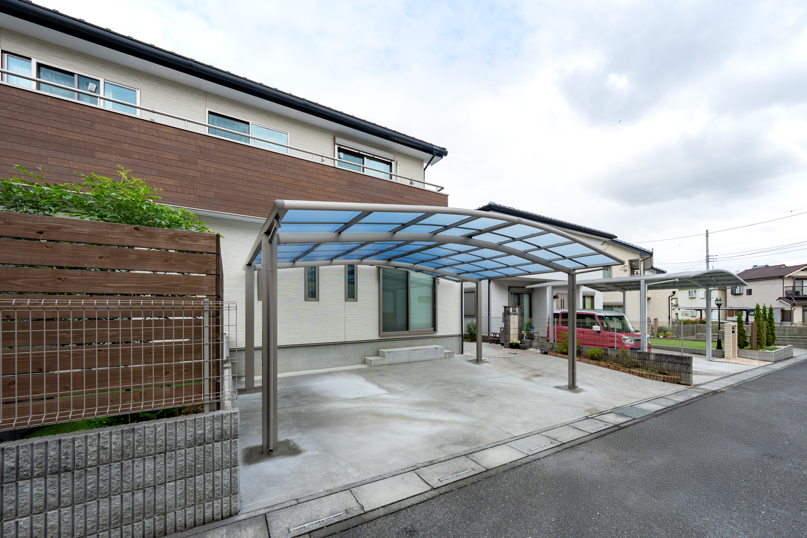 毛呂山町　カーポート施工　確認申請済